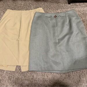 Two pencil skirts